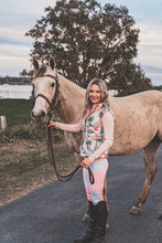 Load image into Gallery viewer, Pink Tri-Colour Riding Leggings
