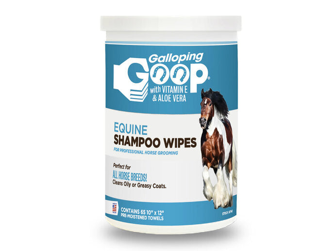 Galloping Goop Rinse Free Shampoo Wipes